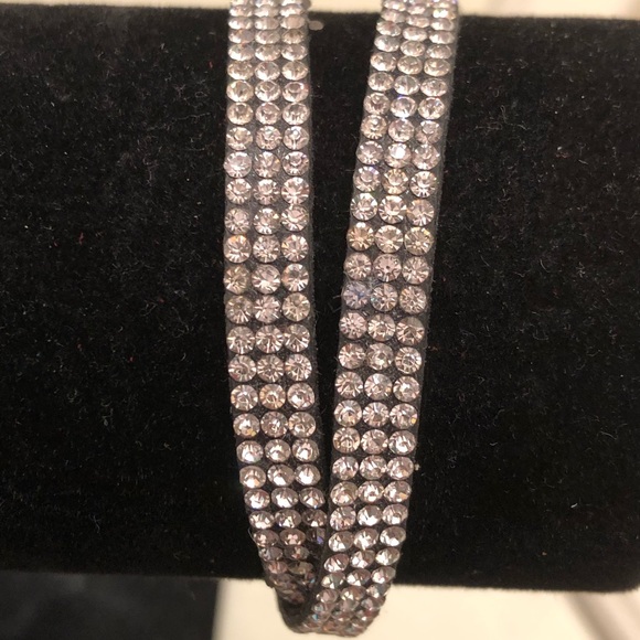 Jewelry - Silver Crystal Wrap Bracelet
